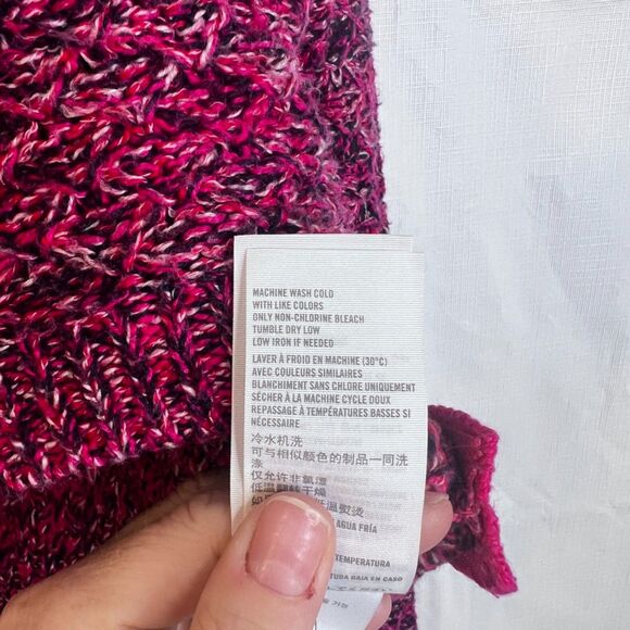 Abercrombie & Fitch Knit Cropped Sweater Size Zippers Size Small Soft & Cozy - Picture 8 of 9